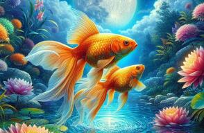 Imagen referencial del signo del zodiaco piscis