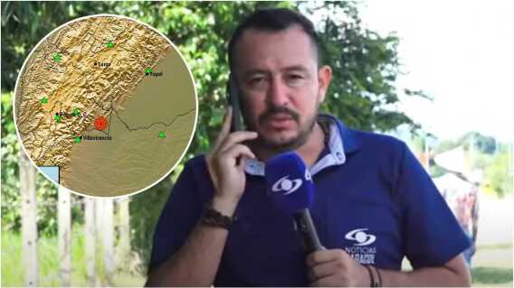 Video | Periodista de Noticias Caracol reportó temblor en directo: "Malú, está temblando" Video | Periodista de Noticias Caracol reportó temblor en directo: "Malú, está temblando"