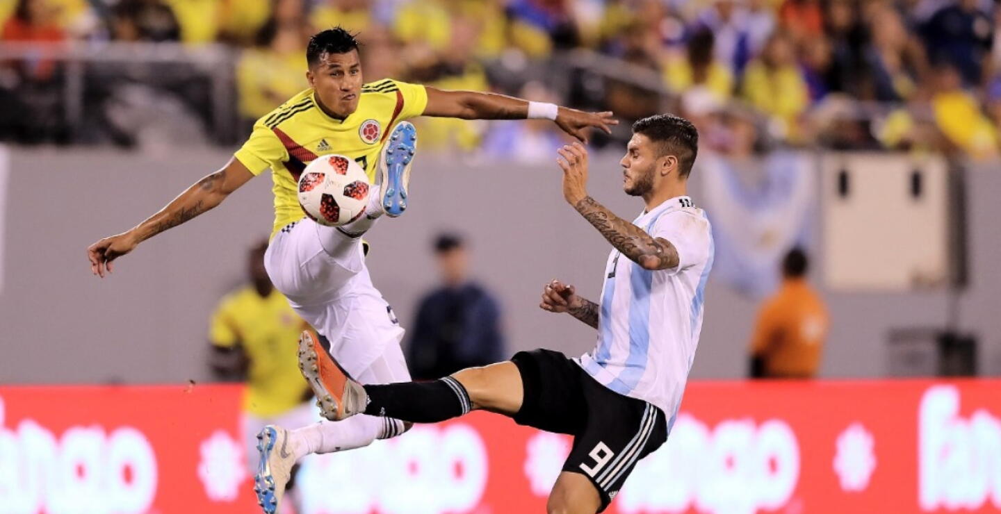Jeison Murillo en un partido con la Selección Colombia. 