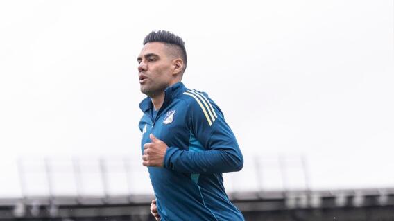 Falcao García, figura y referente de Millonarios. 