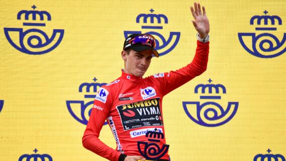 Sepp Kuss (Jumbo Visma), líder de la clasificación general de la Vuelta a España 2023 Sepp Kuss (Jumbo Visma), líder de la clasificación general de la Vuelta a España 2023