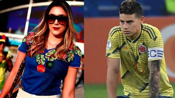 AFP: Daniela Ospina y James Rodríguez