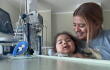 Carla, en hospital de Medellín.