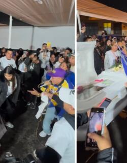 Viuda desata debate por bailar y perrear junto al ataúd de su pareja en Perú
