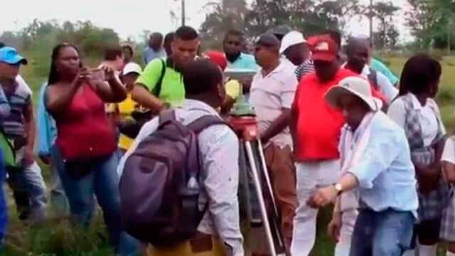 Tensión por marcación de límites en Belén de Bajirá: la policía tuvo que reforzar la seguridad