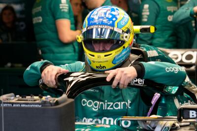 Fernando Alonso, piloto español de Aston Martin, de la Fórmula 1, en el Gran Premio de Australia Fernando Alonso, piloto español de Aston Martin, de la Fórmula 1, en el Gran Premio de Australia