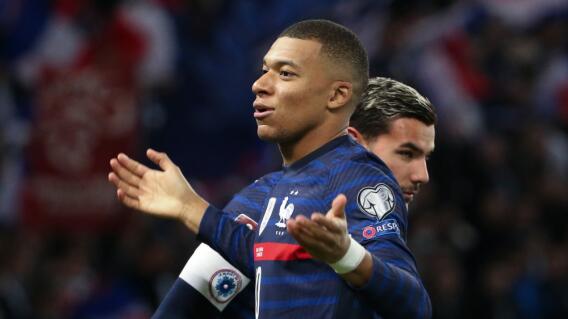 Kylian Mbappé, jugador de la Selección de Francia Kylian Mbappé, jugador de la Selección de Francia