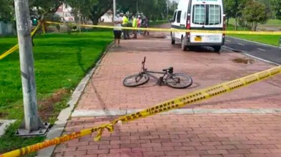 Escena de crimen en ciclorruta en Bogotá : Foto: Suministrada.jpeg Escena de crimen en ciclorruta en Bogotá : Foto: Suministrada.jpeg