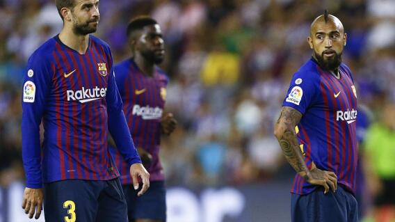 342067_BLU Radio // Piqué y Arturo Vidal // Foto: AFP