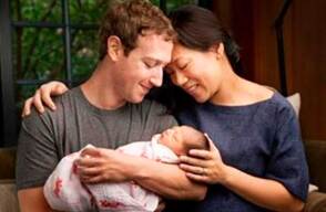 Mark Zuckerberg  Priscilla Chan  y su hijo  Max