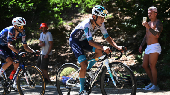 Santiago Buitrago, en la etapa 16 del Tour de Francia 2025. Santiago Buitrago, en la etapa 16 del Tour de Francia 2025.