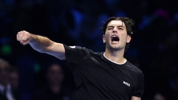 Taylor Fritz, tenista estadounidense. Taylor Fritz, tenista estadounidense.