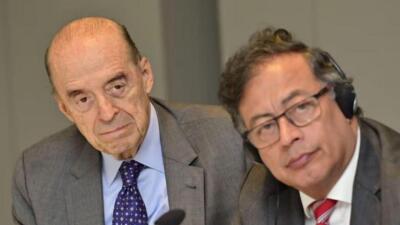 Alvaro Leyva y el presidente Gustavo Petro Alvaro Leyva y el presidente Gustavo Petro