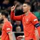 Cristiano Ronaldo festeja su gol con Portugal en la final de la Nations League. 