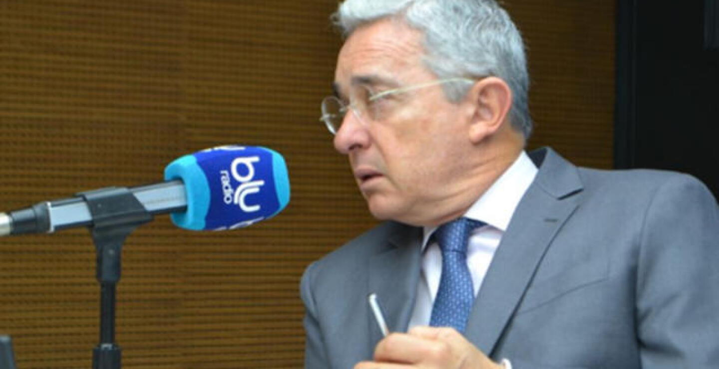 299341_Álvaro Uribe Vélez - Foto: BLU Radio