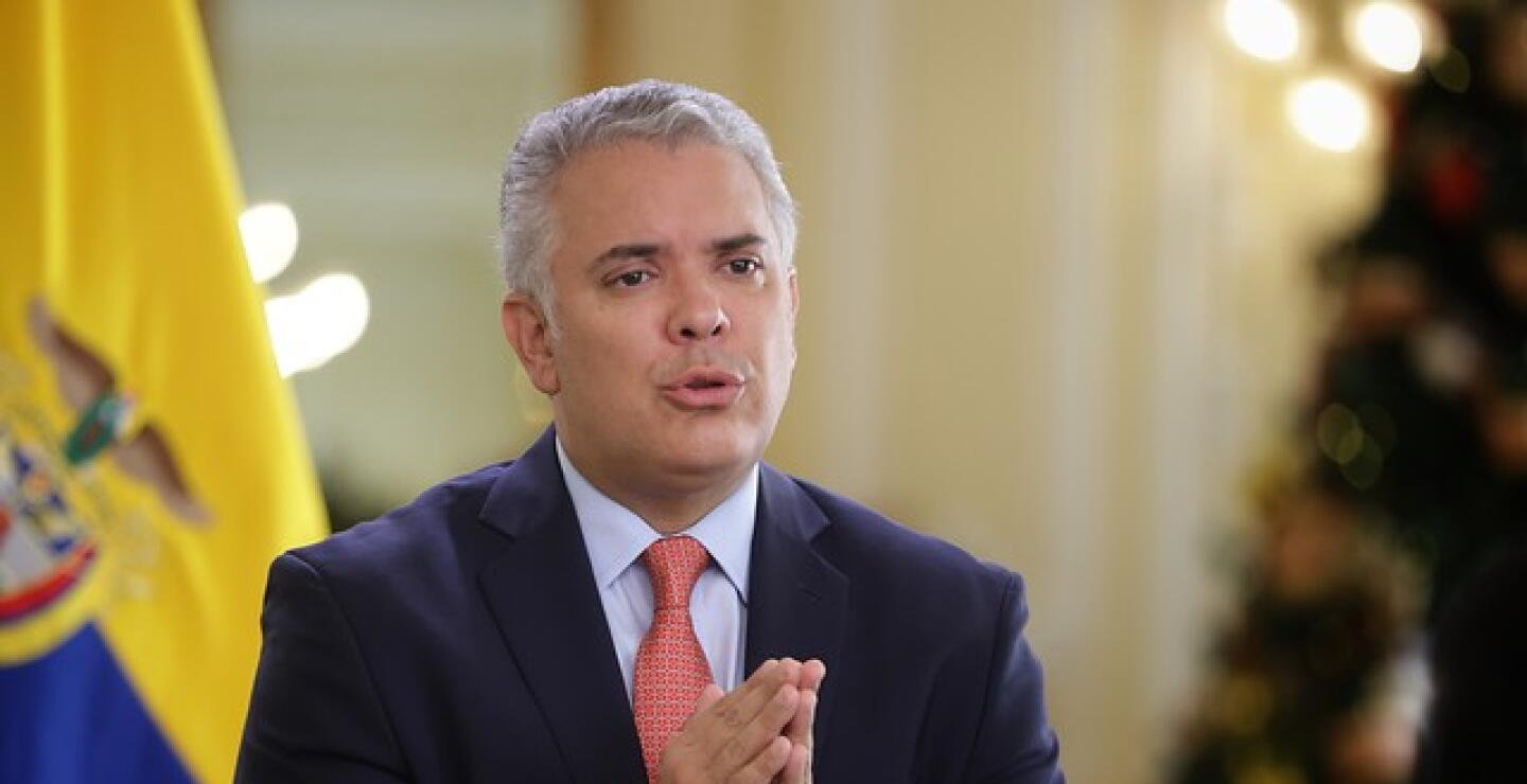 "Que no salgan politiqueros a decir que es un fenómeno endógeno": Duque sobre inflación en Colombia