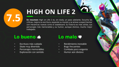 Calificación High on Life 2
