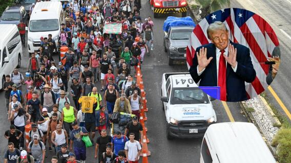 Donald Trump y la migración en Estados Unidos. Donald Trump y la migración en Estados Unidos.