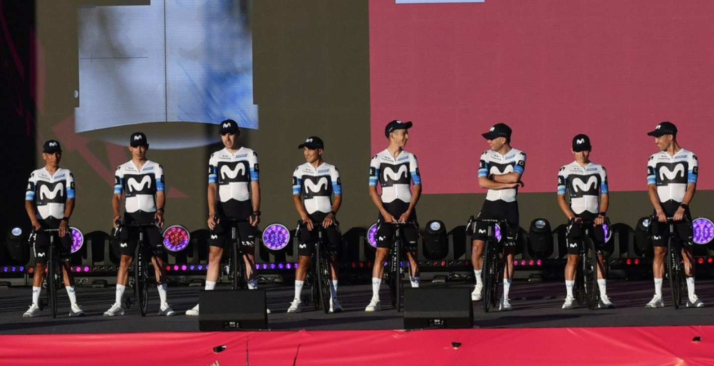 Nómina del Movistar Team, con Nairo Quintana y Einer Rubio, para el Giro de Italia 2025