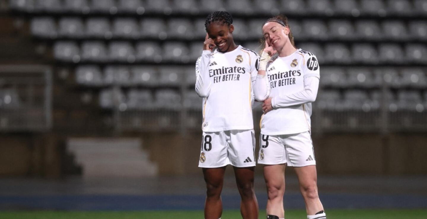Linda Caicedo con el Real Madrid femenino. 
