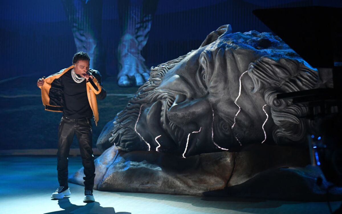 GRAMMYs 2021 desde Los Angeles, california.