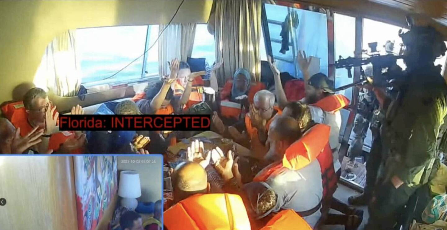 Flotilla que lleva ayuda a Gaza.