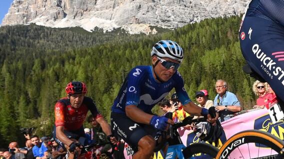 Einer Rubio, en la etapa 18 del Giro de Italia 2023. Einer Rubio, en la etapa 18 del Giro de Italia 2023.
