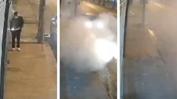 En Guayaquil, un hombre quedó hecho pedazos intentando poner un explosivo: increíble video