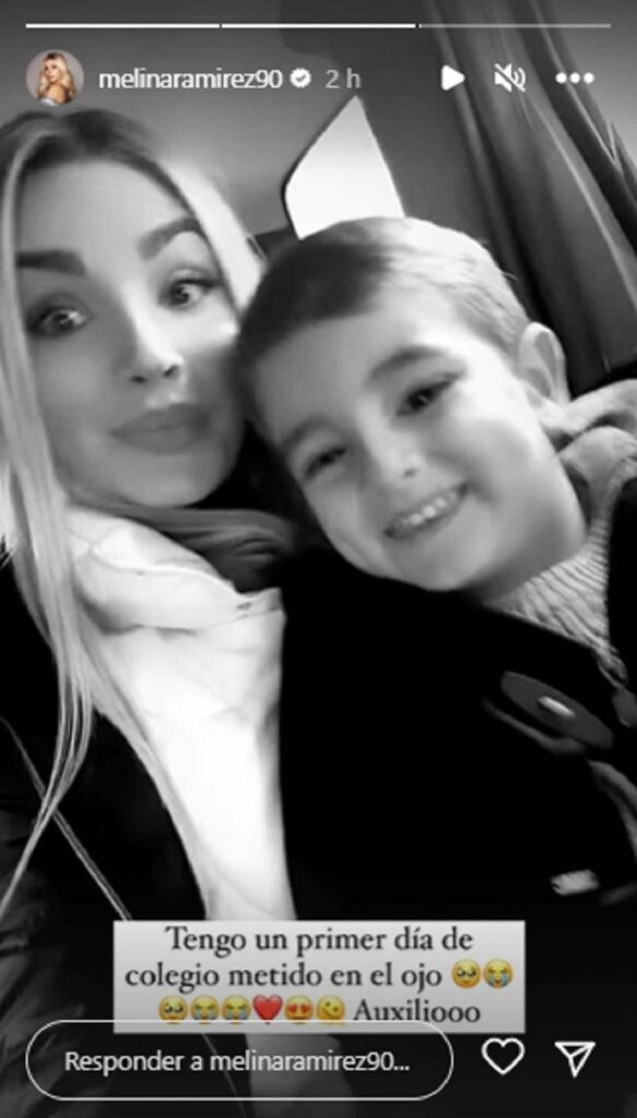 Melina Ramirez se conmovio al borde de las lagrimas por situacion protagonizada por su hijo