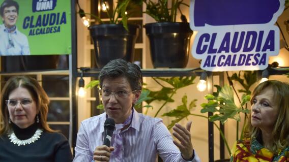 346951_Claudia López // Foto: AFP