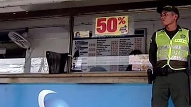 Ante cadena de amenazas, Policía custodia puntos de chance en Barranquilla