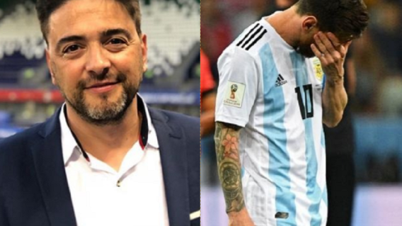 310091_BLU Radio. Juan José Buscalia y Lionel Messi / Foto: Instagram - AFP.