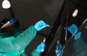 359229_Test coronavirus. Foto: AFP