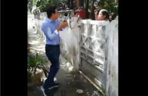 333167_Blu Radio/ Mujer agrede a periodista.Foto: Tomada de video