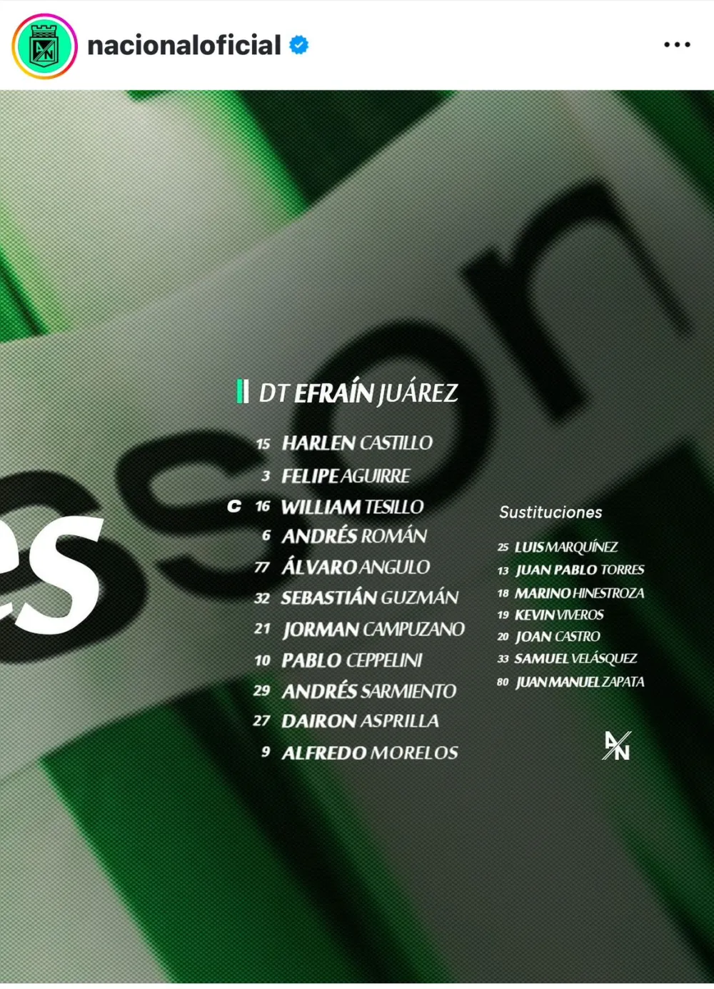 Nómina Atlético Nacional Nómina Atlético Nacional