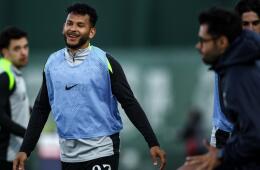 Luis Javier Suárez, delantero del Sporting Lisboa. 