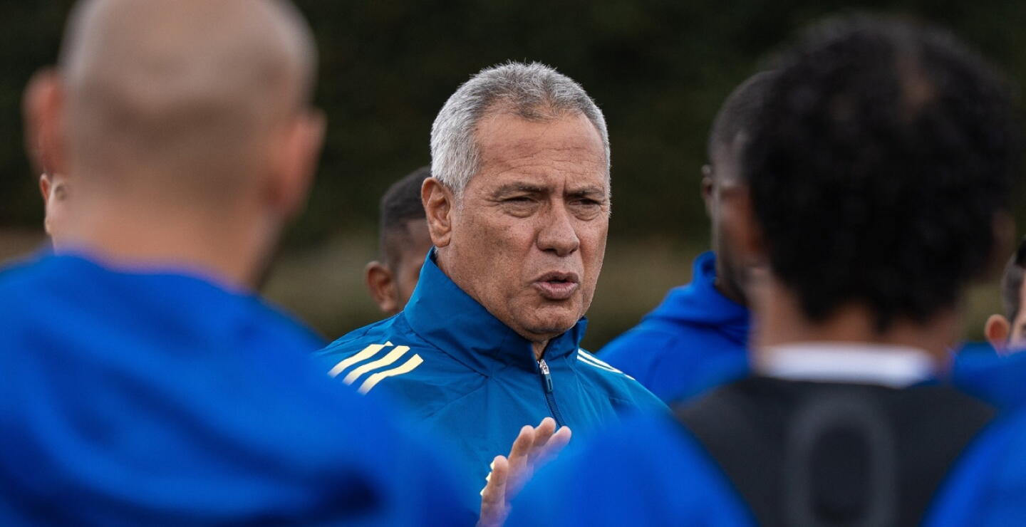 Hernán Torres en su primer entrenamiento en su vuelta a Millonarios. 