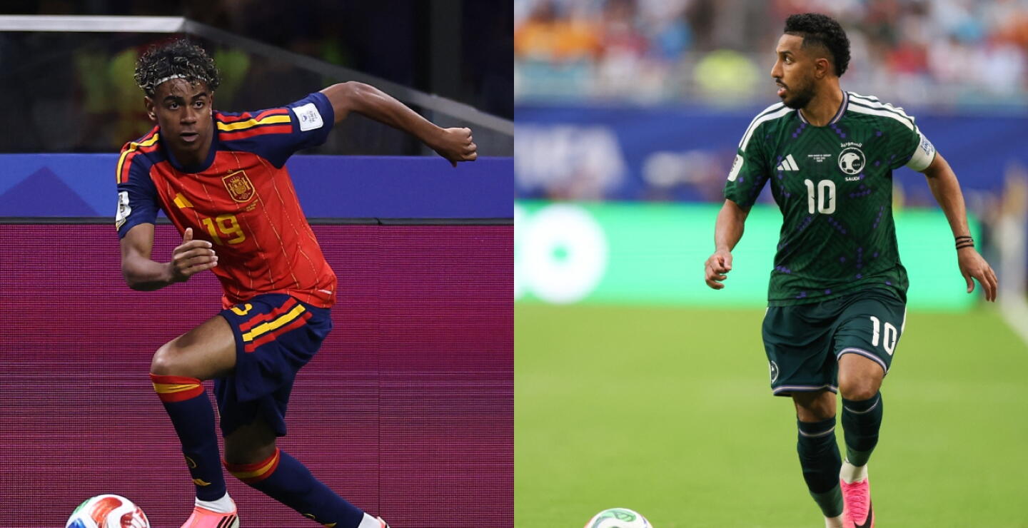 España y Arabia Saudita rivalizan este domingo en el Mundial 2026.