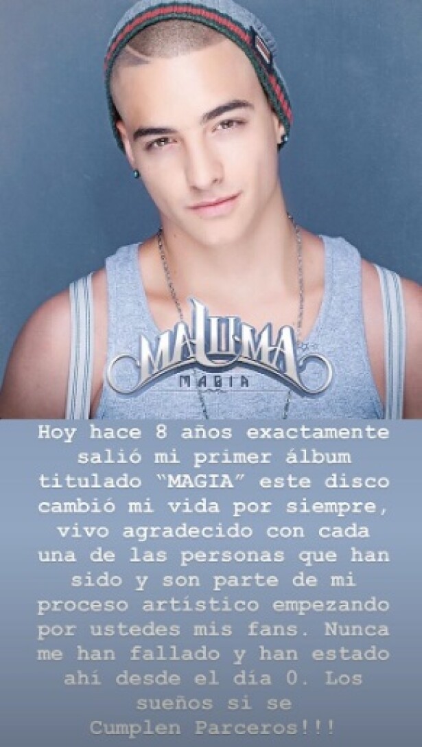 Maluma, 8 años de lanzamiento Magia.jpg