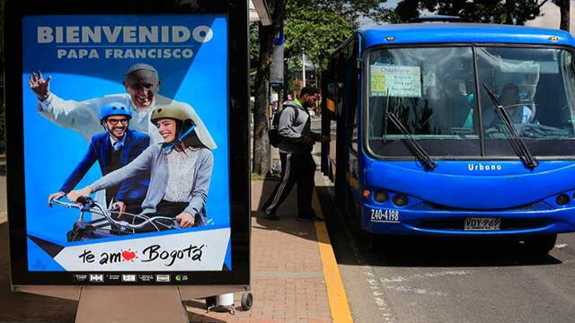 Atención a los cambios en la movilidad de Bogotá con ocasión de la visita del papa Francisco