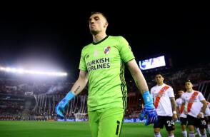 Franco Armani, guardameta del River Plate de Argentina.