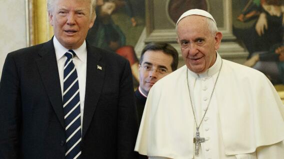 284735_BLU Radio, reunión Trump y Papa Francisco / foto: AFP