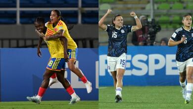 Colombia femenina y Argentina se enfrentan en la Liga de Naciones de la Conmebol. 
