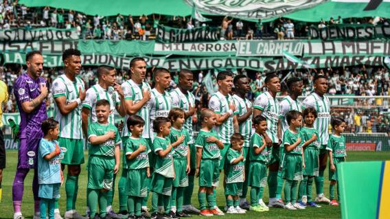 Atlético Nacional, que se enfrentará en el partido de la fecha contra Deportivo Cali Atlético Nacional, que se enfrentará en el partido de la fecha contra Deportivo Cali