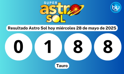 Resultado Astro Sol hoy miércoles 28 de mayo de 2025 Resultado Astro Sol hoy miércoles 28 de mayo de 2025