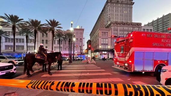 Atropellamiento masivo en Nueva Orleans Atropellamiento masivo en Nueva Orleans