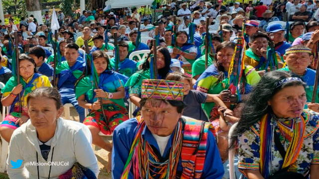 Así fue el ritual en el que líderes de FARC les pidieron perdón a indígenas en Dabeiba