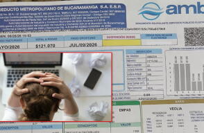 Cobro exagerado, recibo del Agua en Bucaramanga .jpg