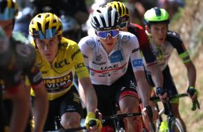 Jonas Vingegaard y Tadej Pogacar, en el Tour de Francia Jonas Vingegaard y Tadej Pogacar, en el Tour de Francia