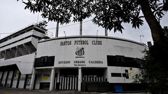 Estadio Vila Belmiro, 'casa' del Santos donde brilló Pelé. Estadio Vila Belmiro, 'casa' del Santos donde brilló Pelé.